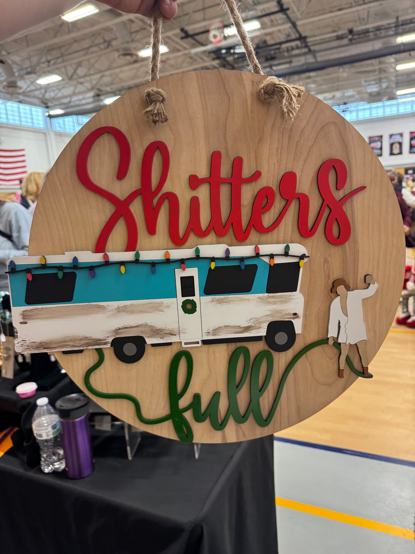 shitter's full door hanger