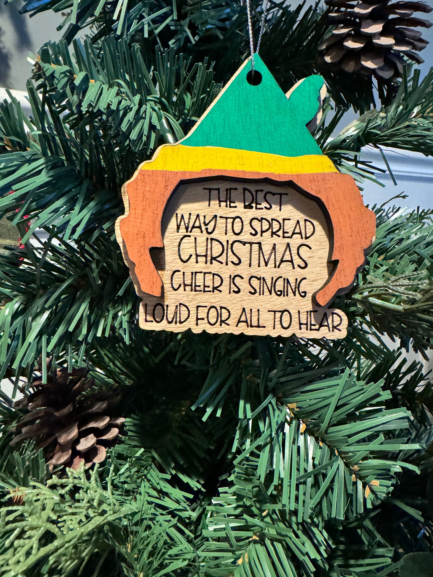 The best way to spread Christmas cheer ornament