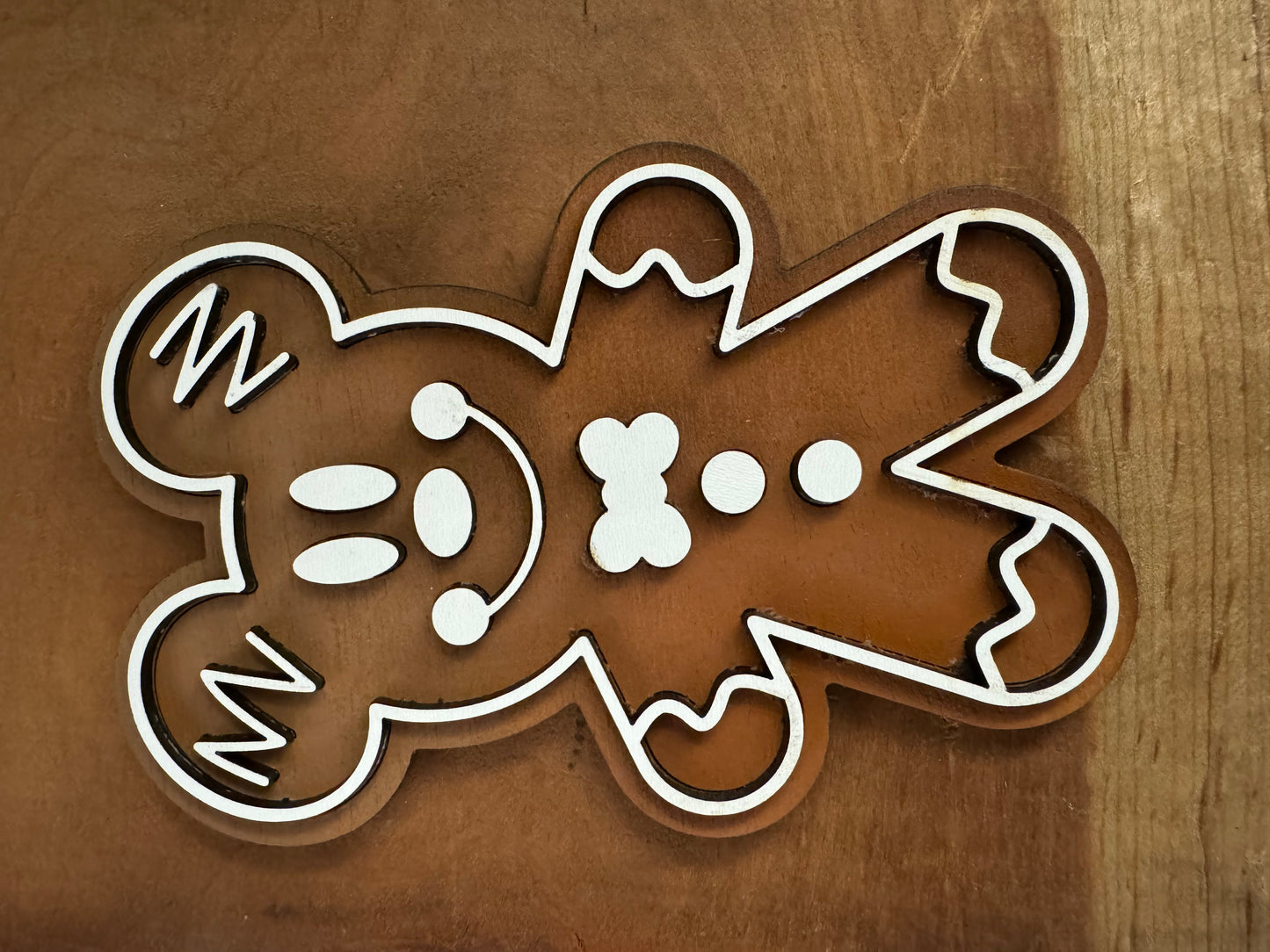 Gingerbread interchangeable piece