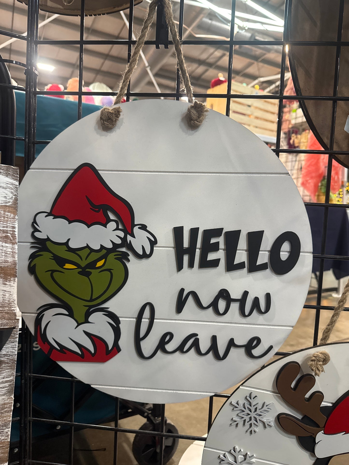 hello now leave door hanger