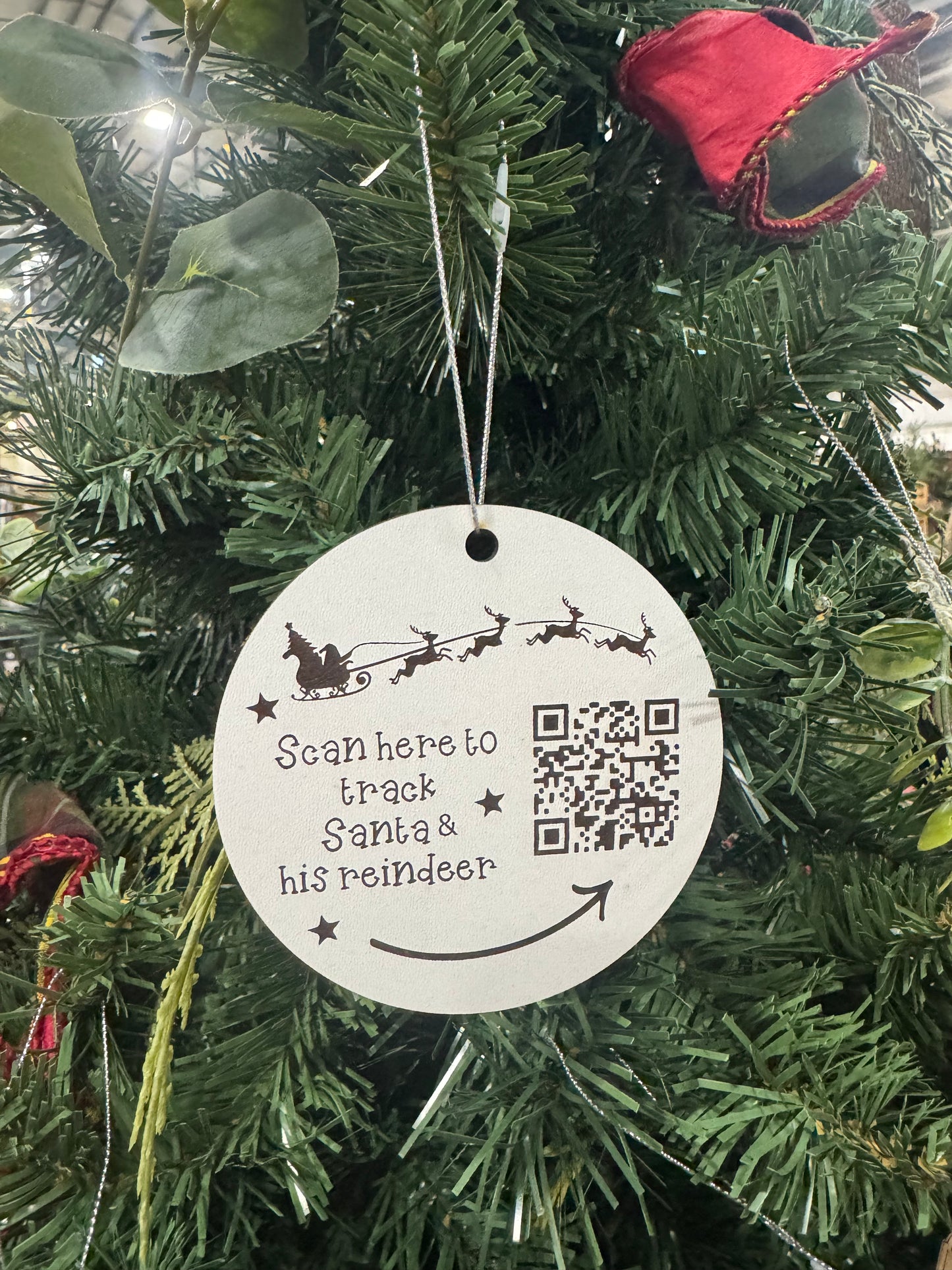 santa tracker ornament