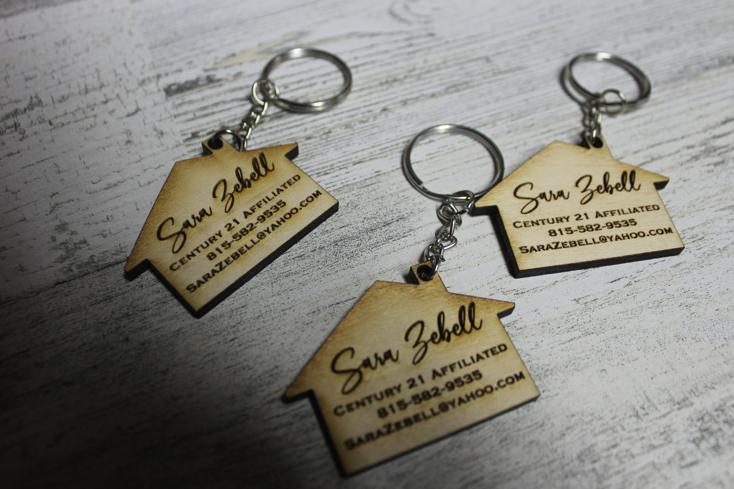 Customized Realtor Keychain