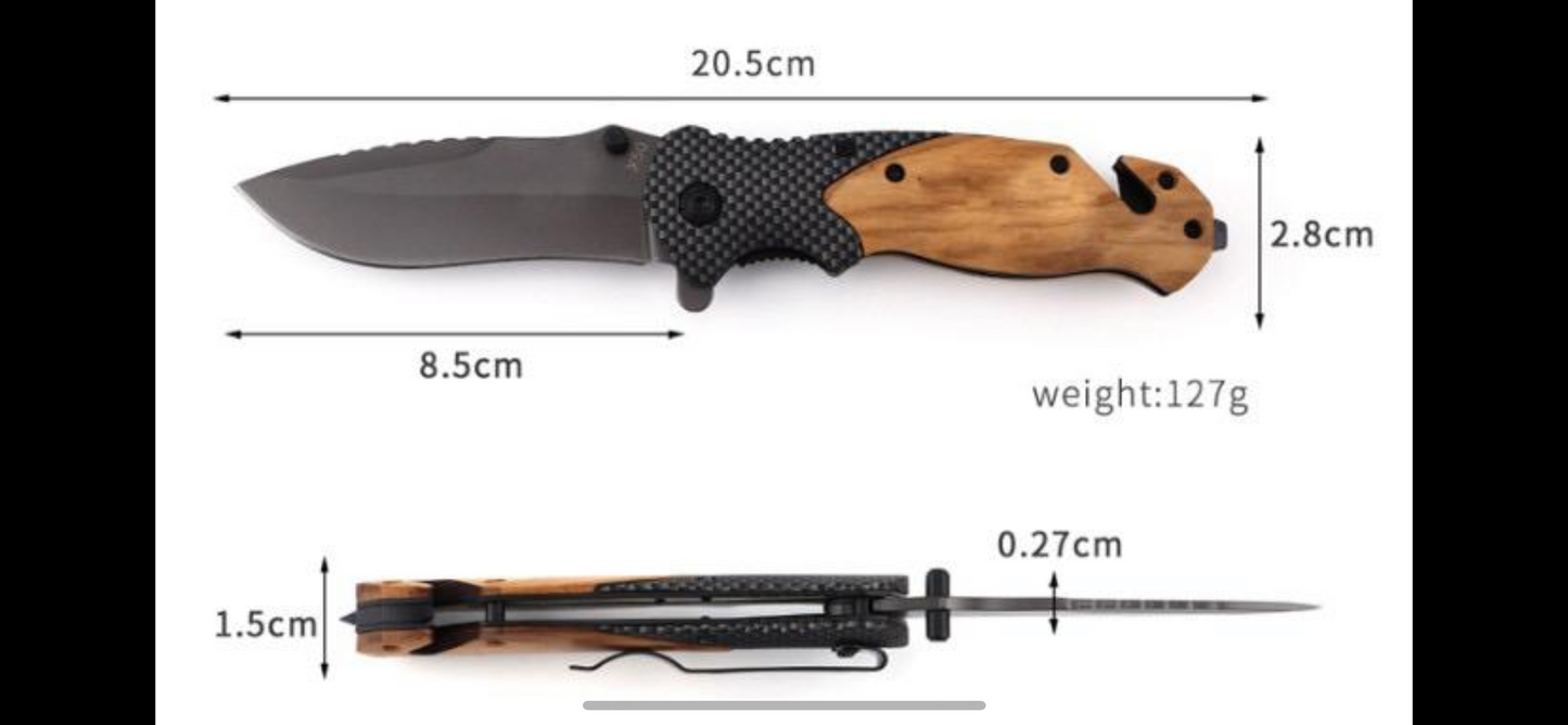 Engraved pocket knife