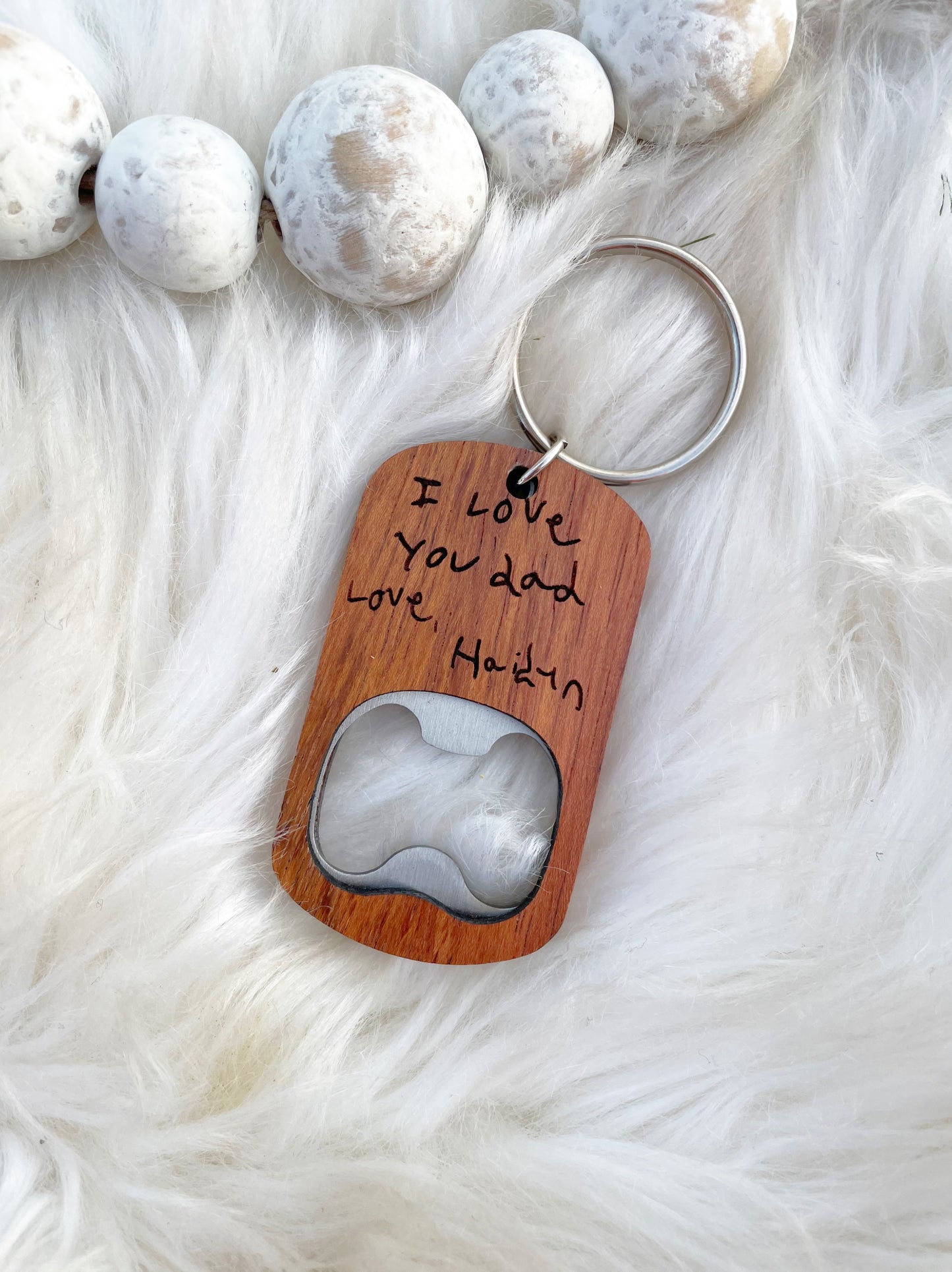 Bottle opener keychain