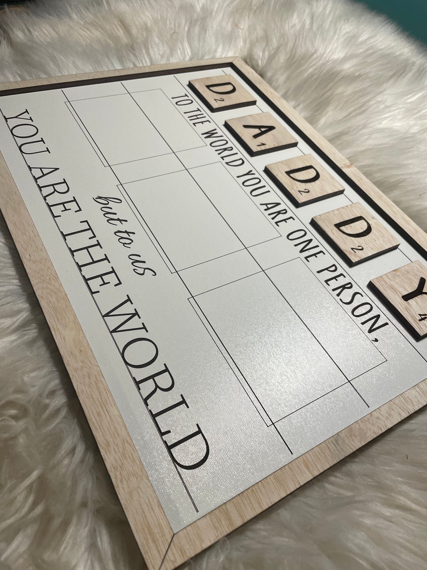 Daddy to the world you are one person