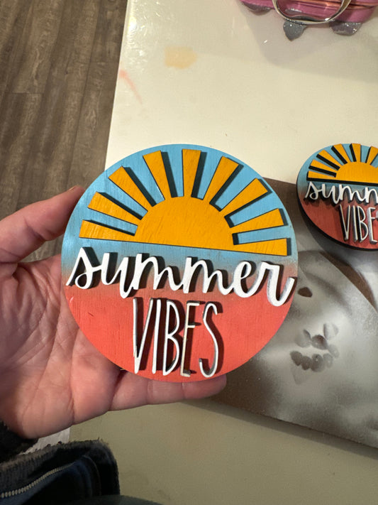 Summer vibes interchangeable piece