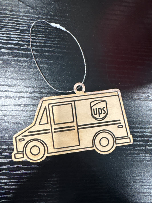 UPS truck ornament