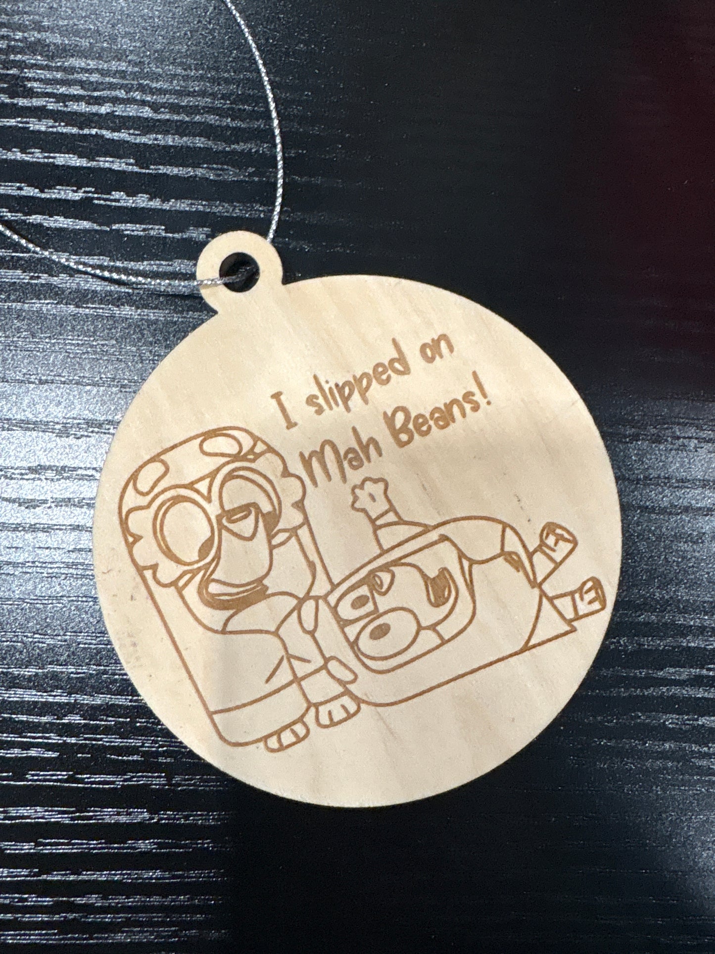 I slipped on mah beans! Bluey Ornament