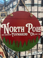 North Pole toymakers co door hanger