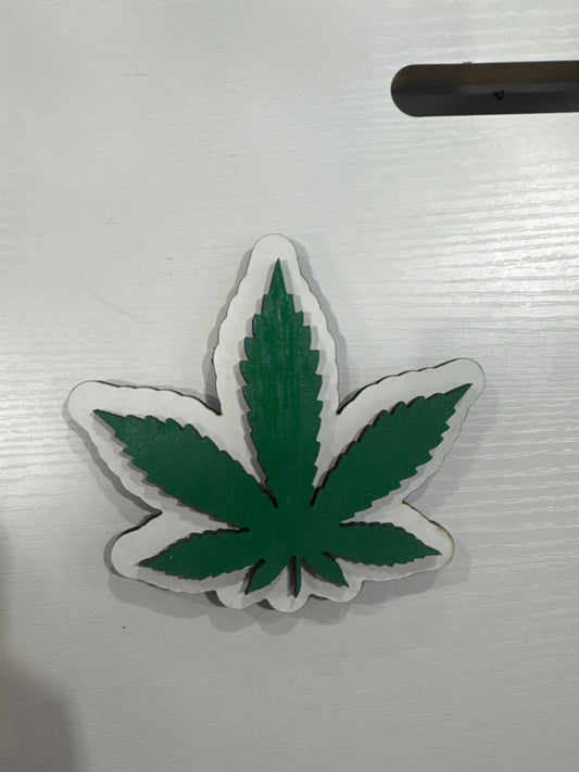 Pot leaf interchangeable piece