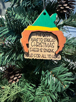 The best way to spread Christmas cheer ornament