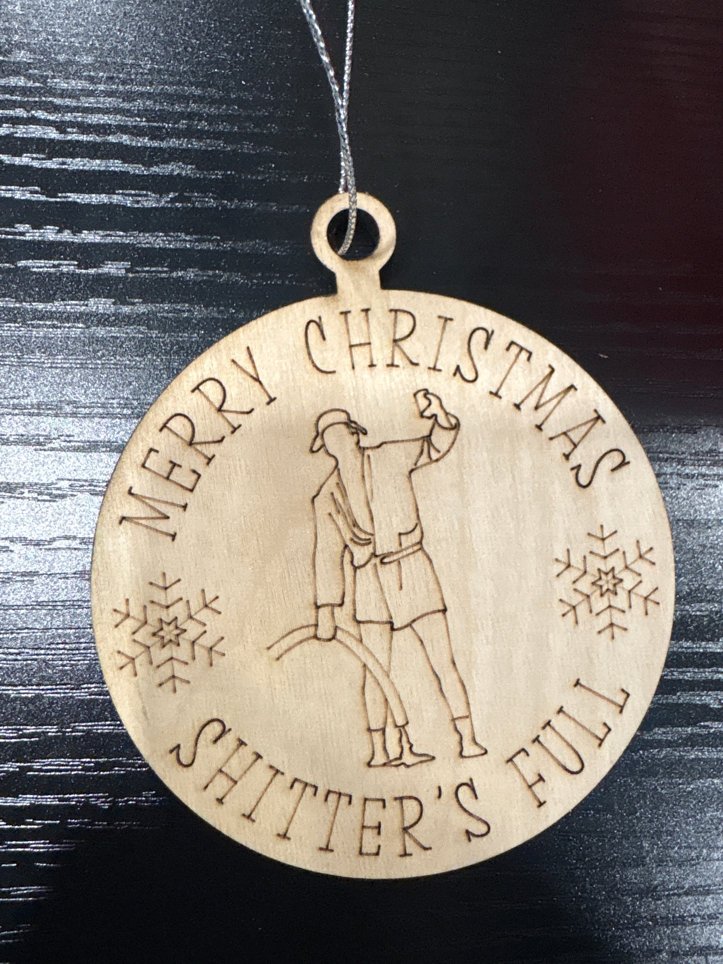 Merry Christmas sh!tter’s full ornament