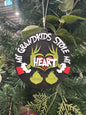 My grandkids stole my heart custom ornament