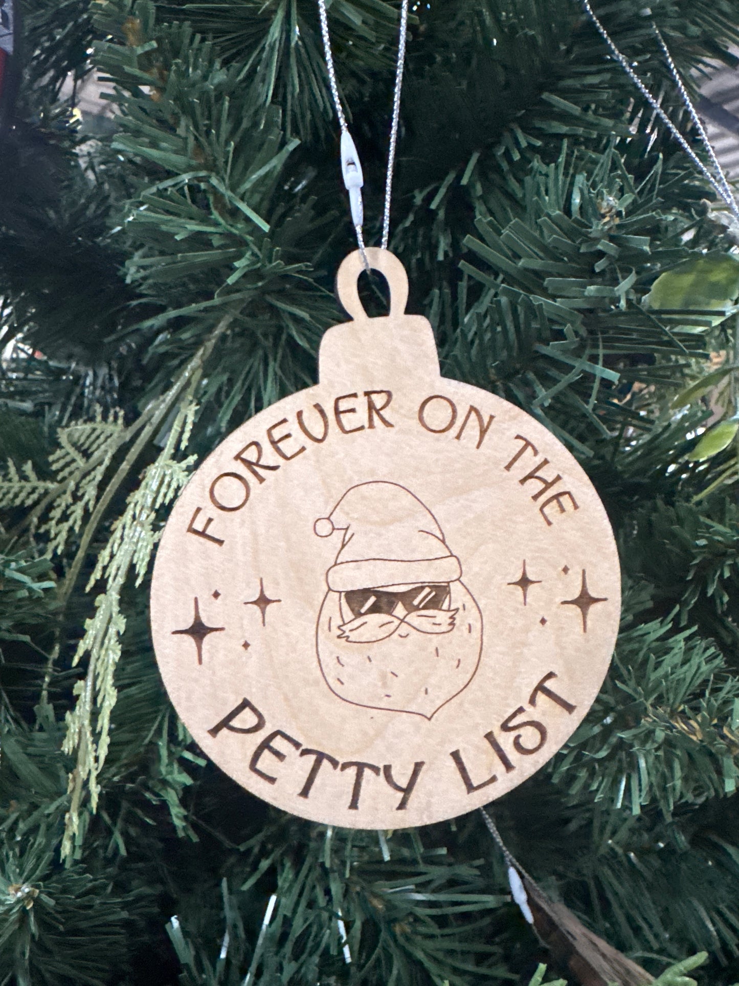 Forever on the petty list ornament