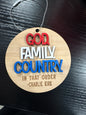 God family country ornament