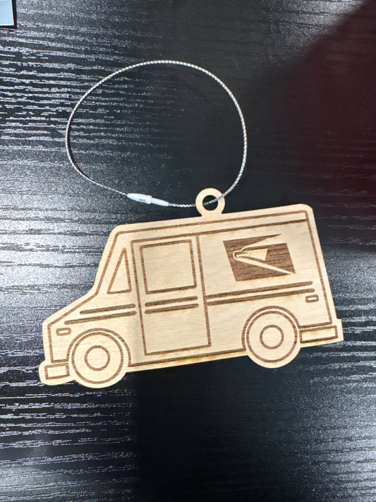 USPS truck ornament