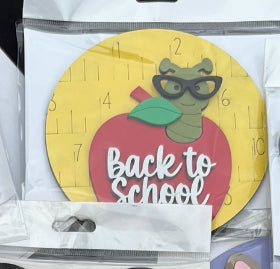 Back to school interchangeable piece