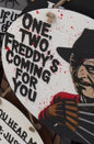 One two Freddy’s coming door hanger