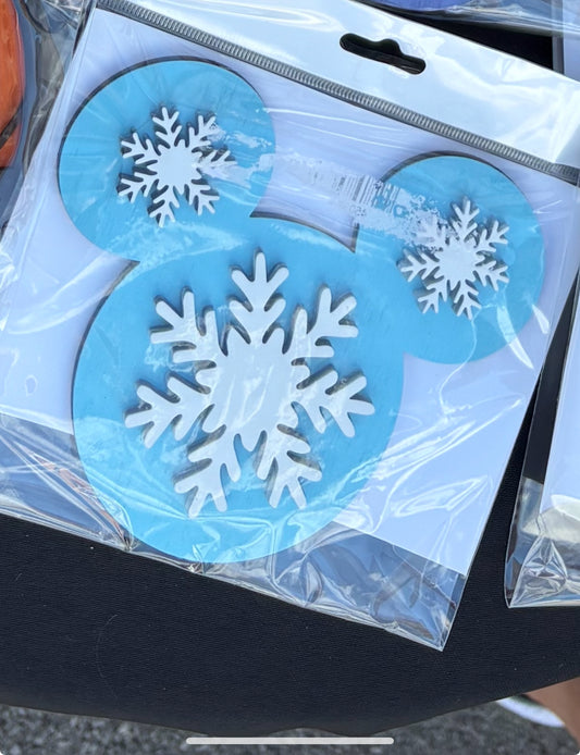 mouse snowflake interchangeable piece
