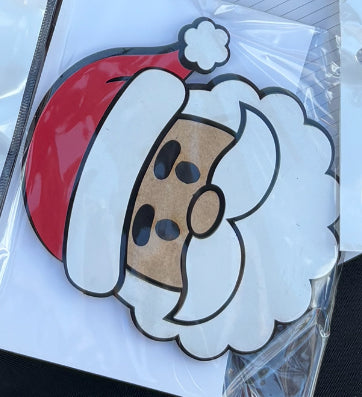 Santa face interchangeable piece