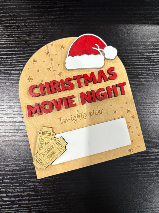 Christmas movie night