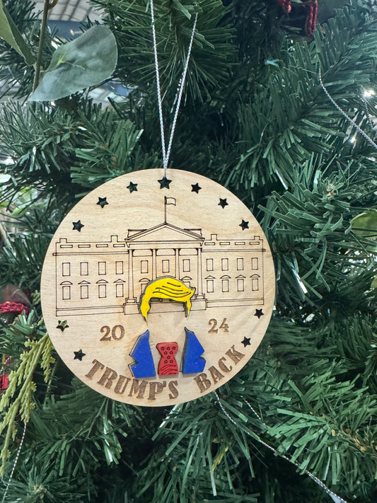 Trumps back ornament