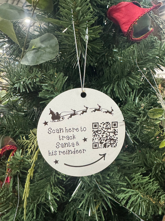 santa tracker ornament