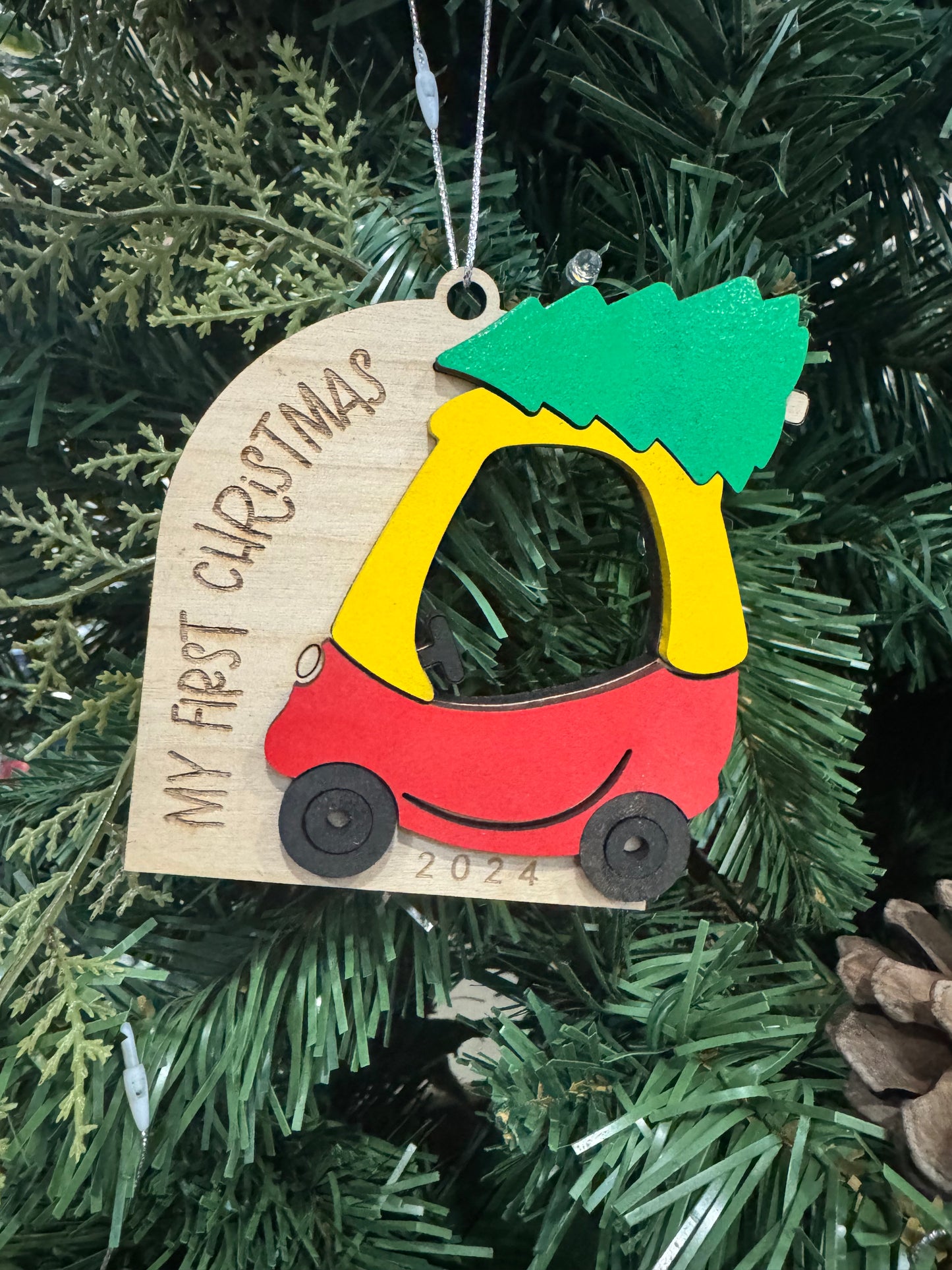 2024 First Christmas cozy coupe ornament