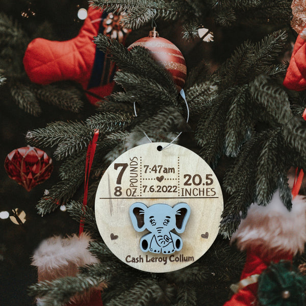 Baby’s first Christmas personalized ornament