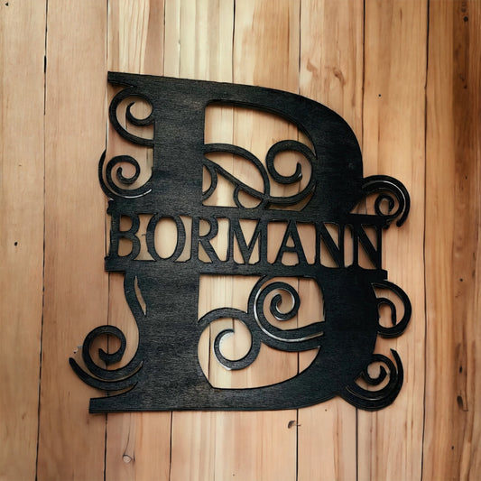 Monogram sign