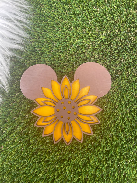 Sunflower mouse interchangeable piece