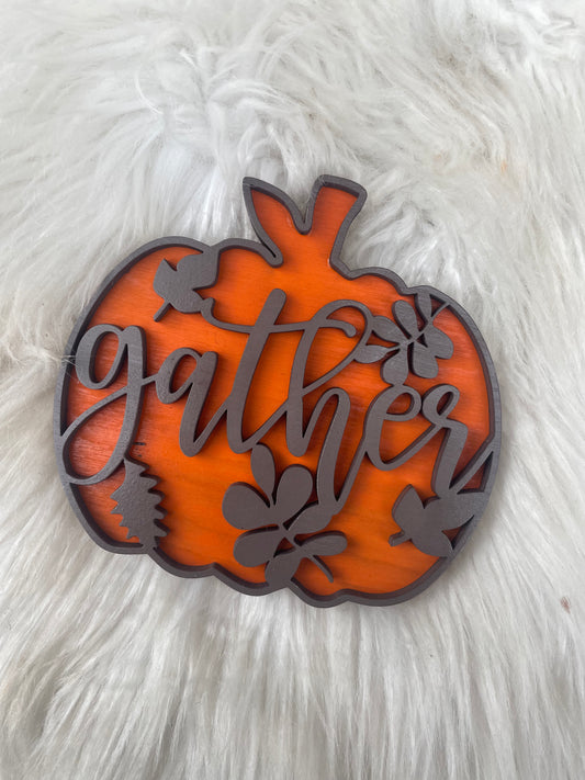 Gather pumpkin interchangeable piece