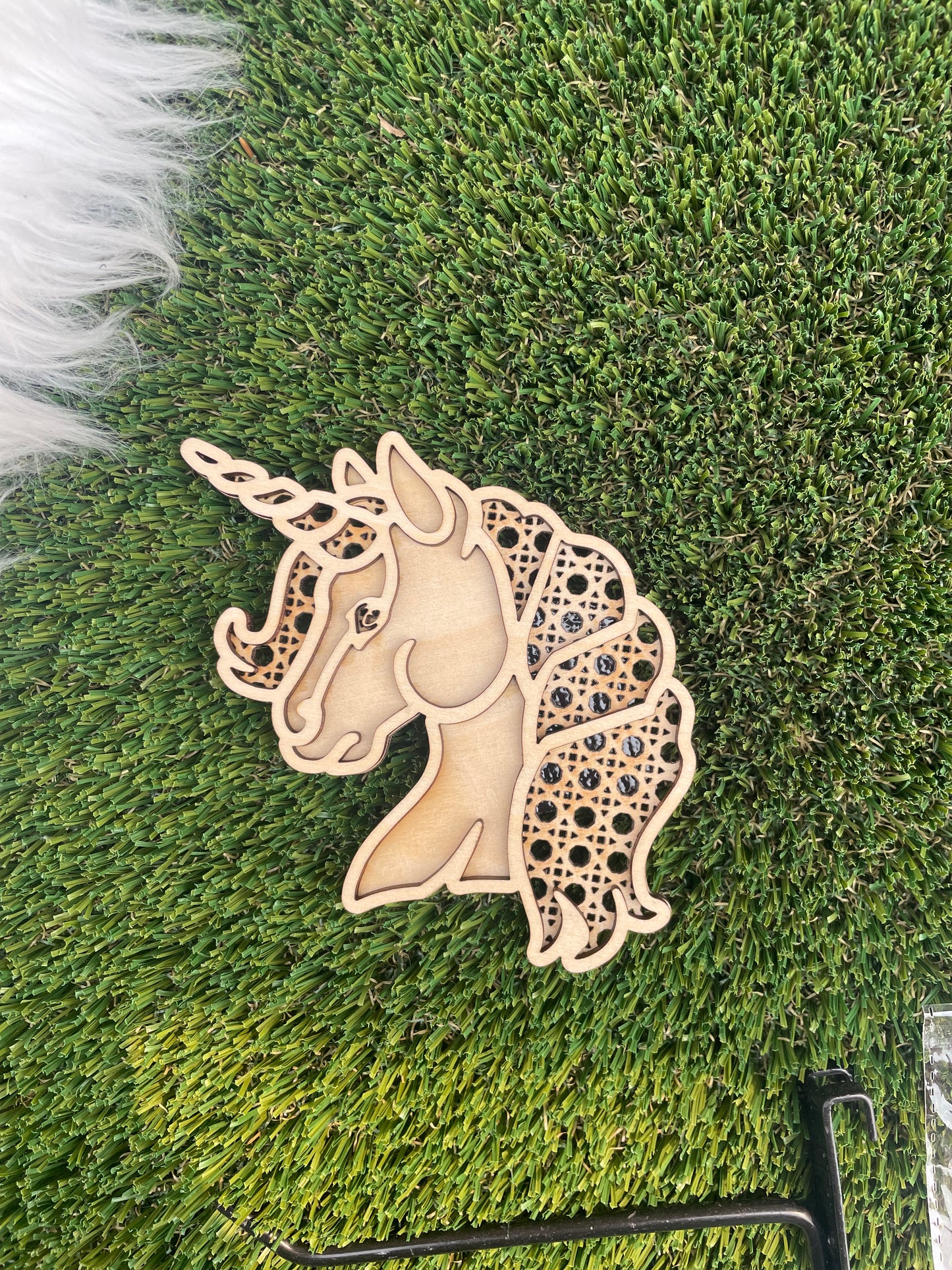 Unicorn rattan interchangeable piece