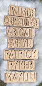 Custom wooden name puzzle UNFINISHED