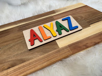 Custom wooden name puzzle FINISHED