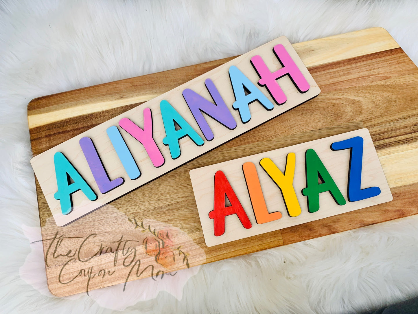 Custom wooden name puzzle FINISHED