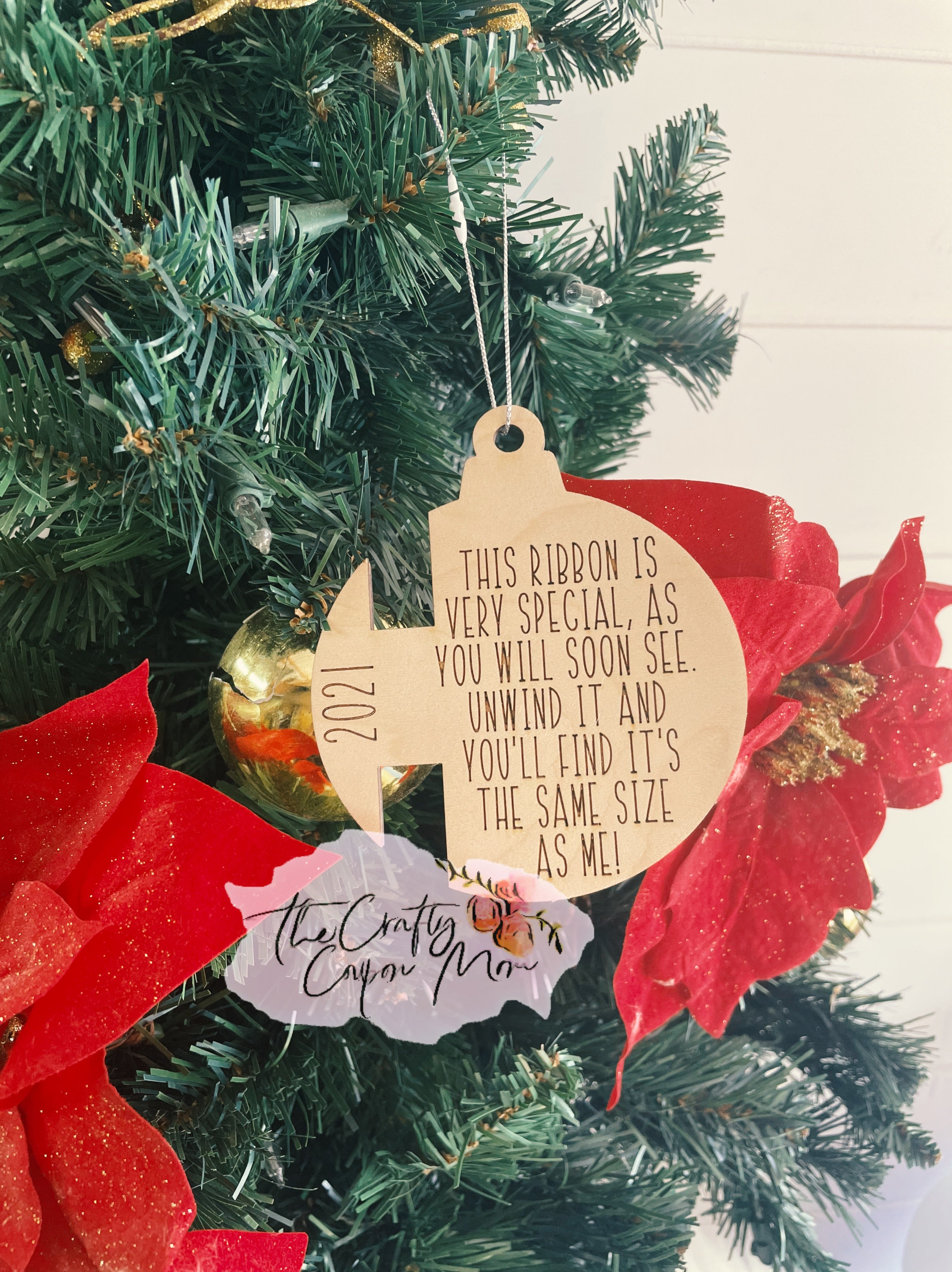 Measuring Ribbon Ornament 2024 Measuring ribbon ornament – The Crafty Coupon Mom