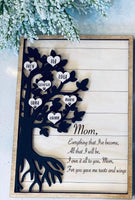 Mom roots tree sign