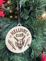 Hellfire club engraved ornament