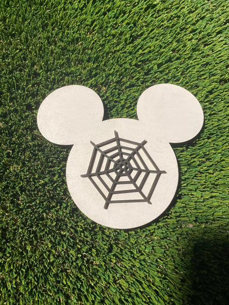 Mouse head spiderweb interchangeable piece