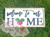 Welcome to our home mouse sign
