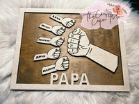Fathers day fist bump sign