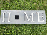 Interchangeable home sign