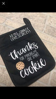 Thanks for making me one smart cookie pot holder