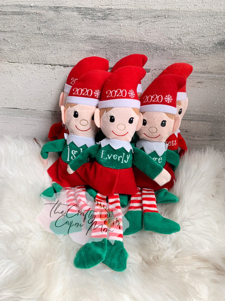 Christmas plush personalized elves