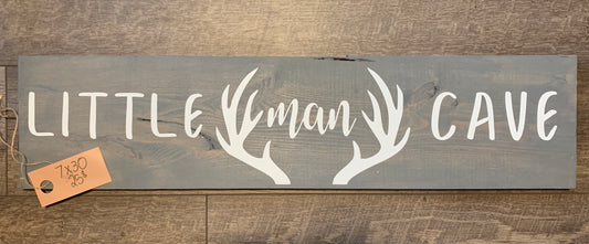 Little man cave sign