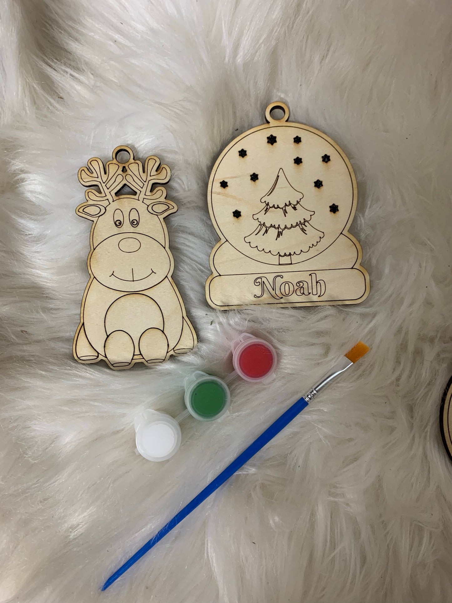 Personalized DIY ornament pack