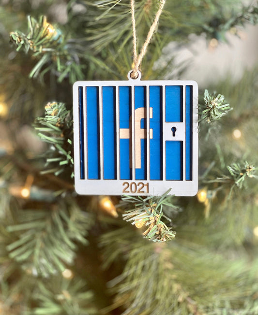 Facebook jail ornament