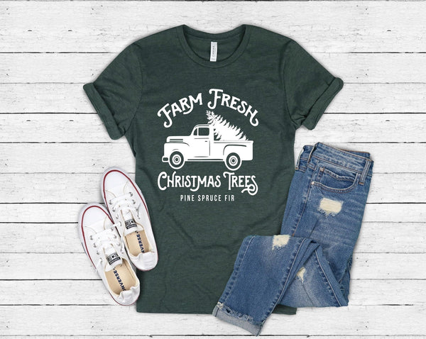 Farm fresh Christmas trees shirt