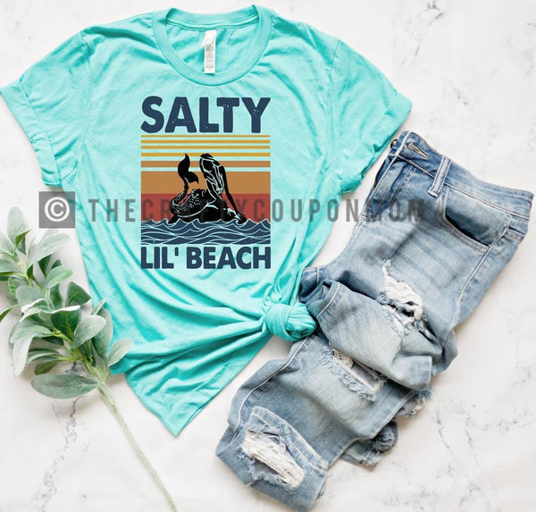 Salty lil beach